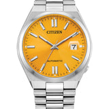 Citizen Tsuyosa NJ0150-56Z – Automatic Stainless Steel Bracelet, Yellow Sunray Dial Men’s Watch
