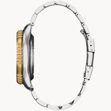 Citizen Promaster Diver NY0154-51L – Automatic Two-Tone Stainless Steel Bracelet, Blue Dial, 200M ISO-Certified Dive Watc