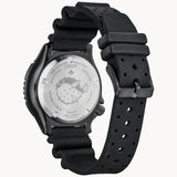 Citizen Promaster Diver NY0155-07X – Automatic Stainless Steel Case, Green Dial, Black Rubber Strap, 200M ISO-Certified Dive Watch