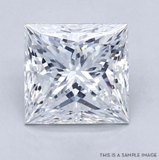 1.01 Carat Natural Princess Cut Diamond