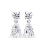 2.62CTW Diamond Pear Drop Earrings