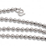Premium 21" Solid .999 Platinum Ball Chain Necklace (4.5mm)