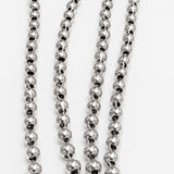 Premium 21" Solid .999 Platinum Ball Chain Necklace (4.5mm)