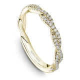 Noam Carver Yellow Gold Diamond Twist Band