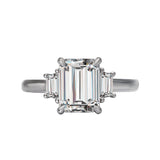 Classic Emerald Cut Engagment Ring