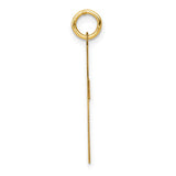 Quality Gold 14K Yellow Gold Polished Cross Pendant – Classic Religious Jewelry (REL200)