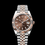 Rolex Datejust 126331 - 41mm, Rose Gold & Steel, Chocolate Dial