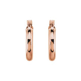 Stuller 20270:6020:P 14K Rose Gold 13mm Huggie Hoop Earrings – Polished Finish