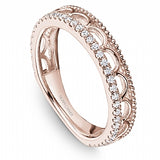 Noam Carver Crown Style Scalloped Stackable Band