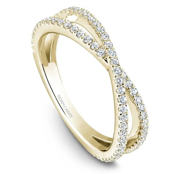 Noam Carver Stackable Diamond Wedding Band – STB11-1YM-D