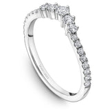 Noam Carver STC10-1W – Stackable Diamond Band, 18K White Gold, 0.25ct Total Weight
