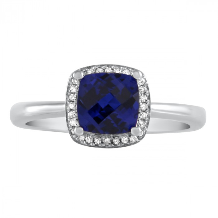 September Birthstone Diamond Ring