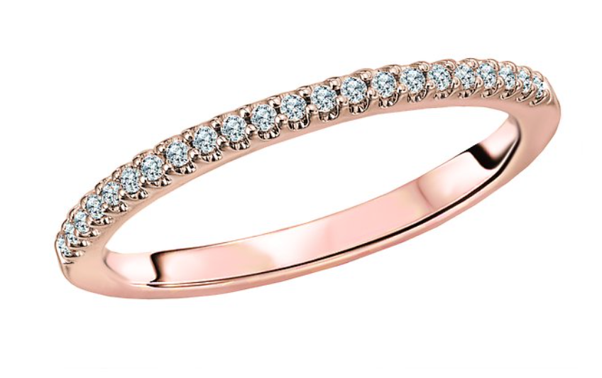 LaVie Diamond Wedding Band Romance Collection