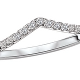 Kim Classics Curved Diamond Wedding Band – 113493-W