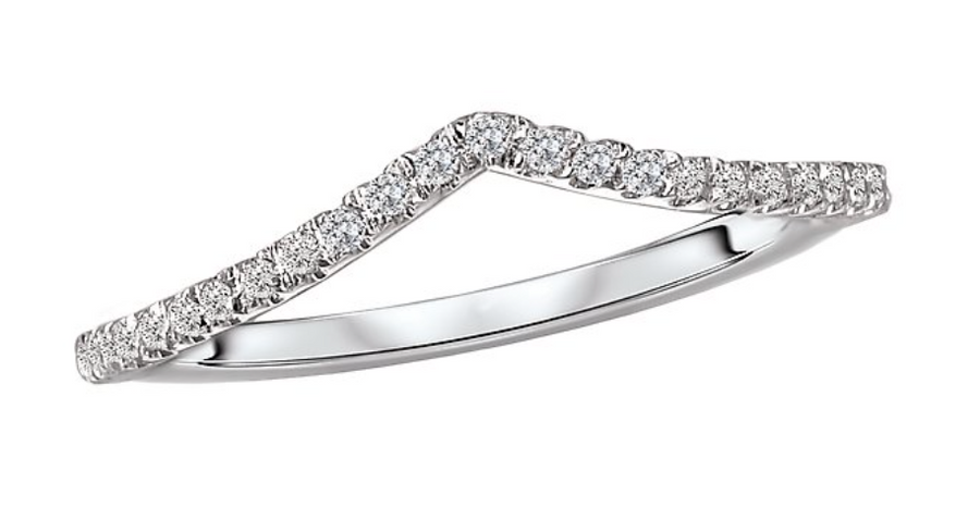 Kim Classics Curved Diamond Wedding Band – 113493-W