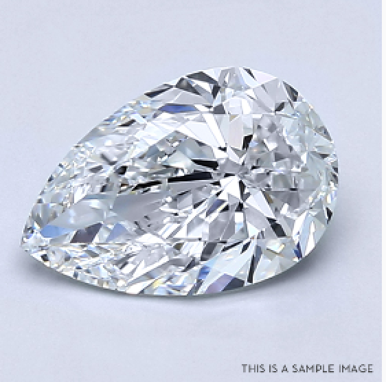 0.71 Carat Natural Pear Diamond