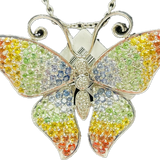 18kw Vintage Sapphire Pin/Pendant