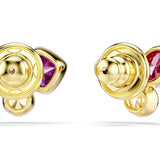 Swarovski Imber stud earrings Mixed cuts, Multicolored, 18K gold finish 5760019
