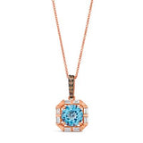Le Vian - Blue Topaz Diamond Necklace