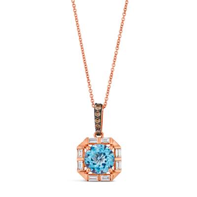 Le Vian - Blue Topaz Diamond Necklace