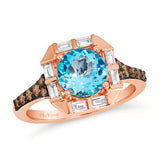 Le Vian - Blue Topaz Diamond Ring