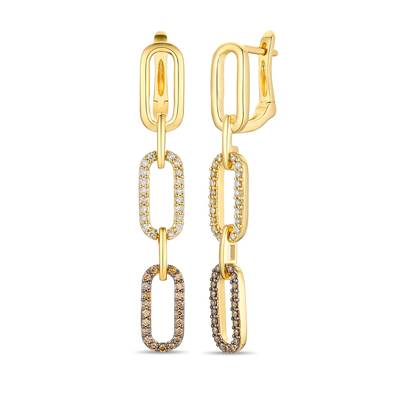 Le Vian - Chocolate And Nude Diamond Drop Earrings