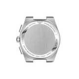 Profile view of the watch case Tissot PRX 41mm Back view of the watch case Tissot PRX 41mm Strap zoom of the watch Tissot PRX 41mm Simulation of the watch Tissot PRX 41mm on a wrist   Show less Tissot PRX 41mm T137.417.11.051.00