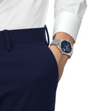 Tissot Visodate 39mm Powermatic 80 – Blue Dial Stainless Steel Bracelet (Model T1574071104100)