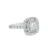 Neil Lane Double Halo Cushion Diamond Engagement Ring