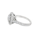 18KT Forever Mark Double Halo Center Of My Univers Ring
