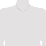 Quality Gold 14K White Gold 16-inch .5mm Box Chain with Lobster Clasp – Model WLB040L-16