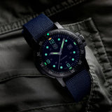 Luminox XS.2003.ND Sea Bass – 44mm CARBONOX™ Blue Dial Dive Watch, 100m Water Resistant