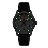 Luminox XA.9527 – P‑38 Lightning® GMT 42mm Pilot Watch, Sapphire Crystal, Dual Time Zone