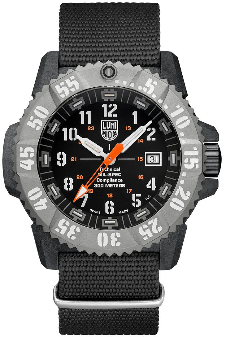 Luminox Watch MIL-SPEC 3350 SERIES Black White 30ATM 46mm NBR White XL.3359.SET