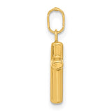 Quality Gold 14KT Yellow Gold Polished Cross Necklace