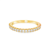 Diamonds Forever 14K Yellow Gold Half Eternity Band with .35cttw Diamonds – Model Y903N