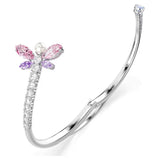 Ariana Grande x Swarovski bangle Mixed cuts, Dragonfly, Multicolored, Rhodium plated 5737401