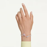 Ariana Grande x Swarovski bangle Mixed cuts, Dragonfly, Multicolored, Rhodium plated 5737401