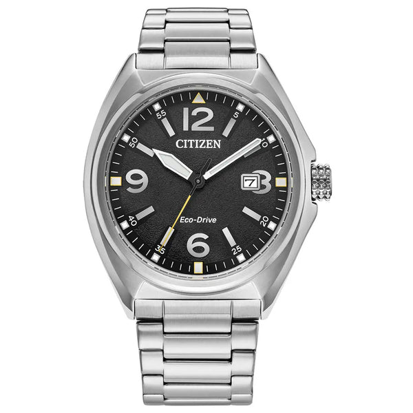 Citizen AW1571-76E Sport – Men’s Eco-Drive Stainless Steel Black Dial 42mm Watch