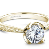 Noam Carver - Vintage Floral Diamond Head Setting