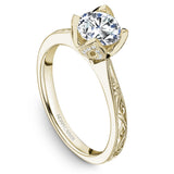 Noam Carver - Vintage Floral Diamond Head Setting