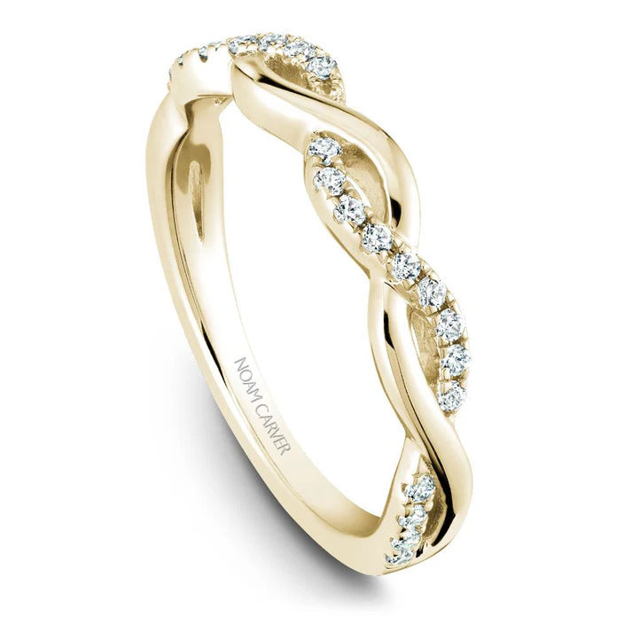 Noam Carver Diamond Twist Wedding Band
