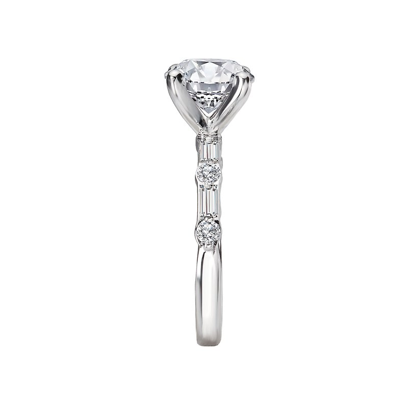 Diamond Semi-Mount Engagement Ring