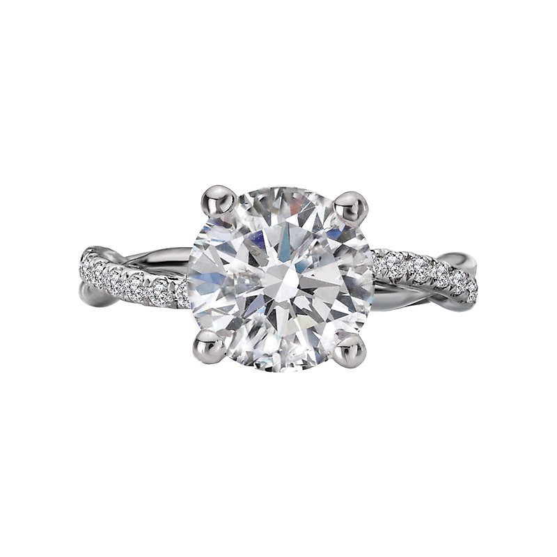 Romance Semi-Mount Diamond Engagement Ring