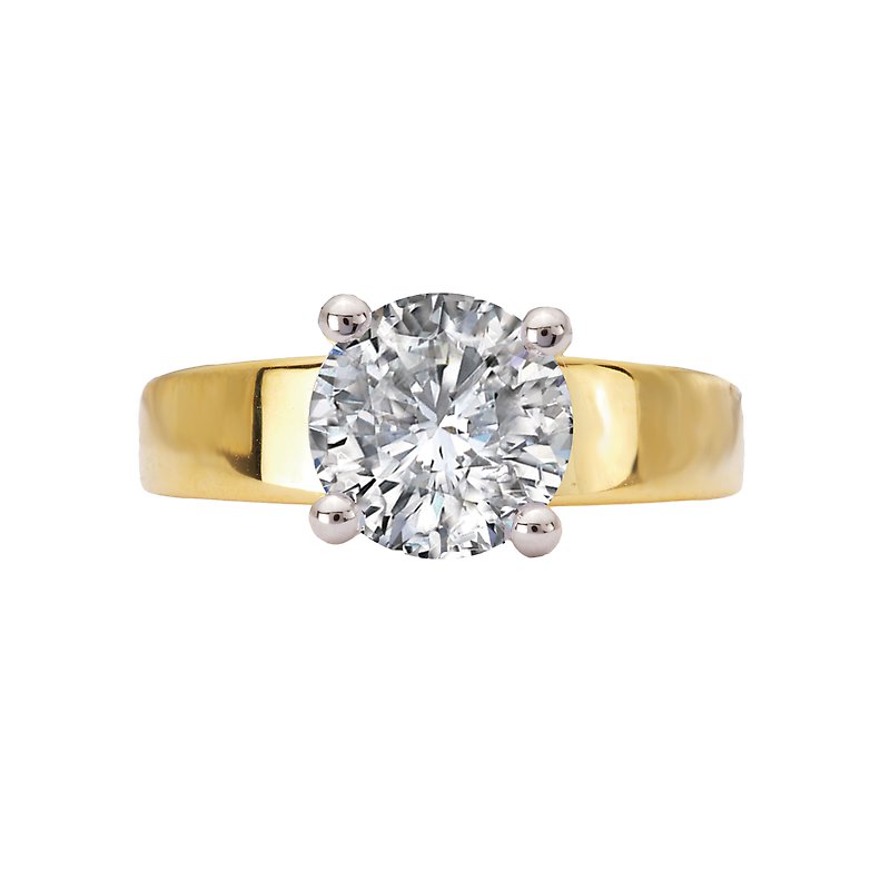 iamond Semi-Mount Hidden Halo Engagement Ring