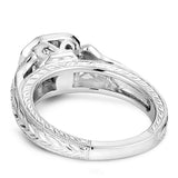 Noam Carver B079-01A – Vintage Inspired Statement Diamond Engagement Ring, 14K/18K Gold or Platinum