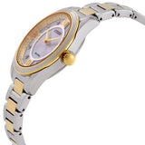 Citizen Eco-Drive Arezzo EM0874-57D – Two-Tone Stainless Steel Bracelet, White Dial with Diamond Accents Ladies’ Watch