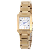 Citizen Eco-Drive L Bianca EW5602-57D – Gold-Tone Stainless Steel Bracelet, White Mother-of-Pearl Dial Ladies’ Watch