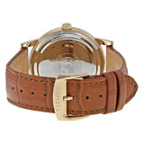 Citizen AO9003-08E – Men’s Eco-Drive Gold-Tone Black Dial Brown Leather Strap Watch
