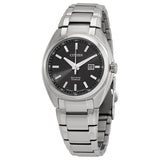 Eco Drive Black Dial Titanium Ladies Watch